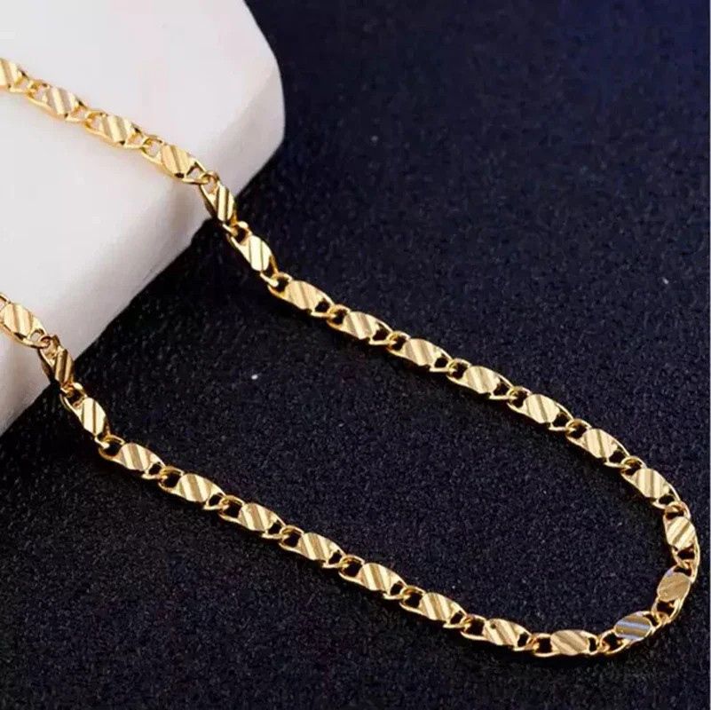 18k Gold Necklace 2MM