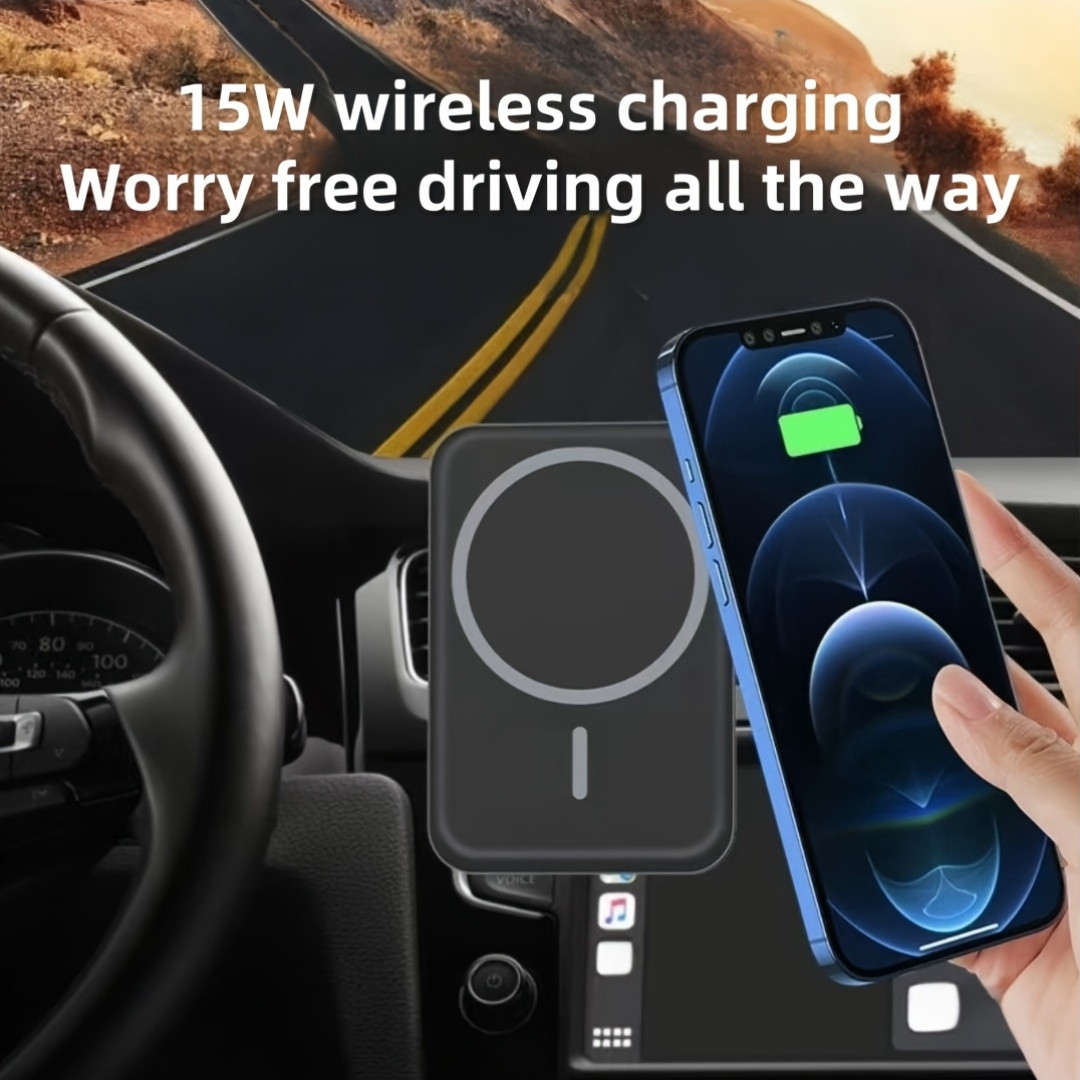 15W Magnetic Wireless Car Charger Mount