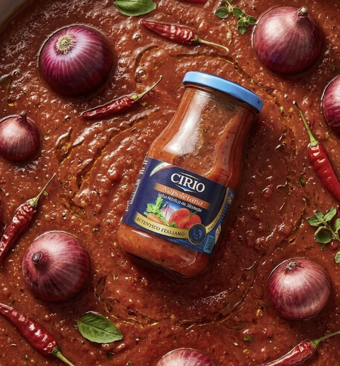 Cirio Napoletana Pasta Sauce 420g | Authentic Italian Tomato Sauce | Ready-to-Use Pasta & Pizza Sauce
