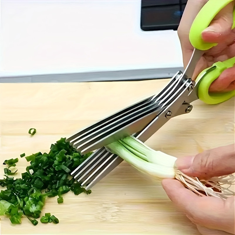 3-layer stainless steel kitchen scissors