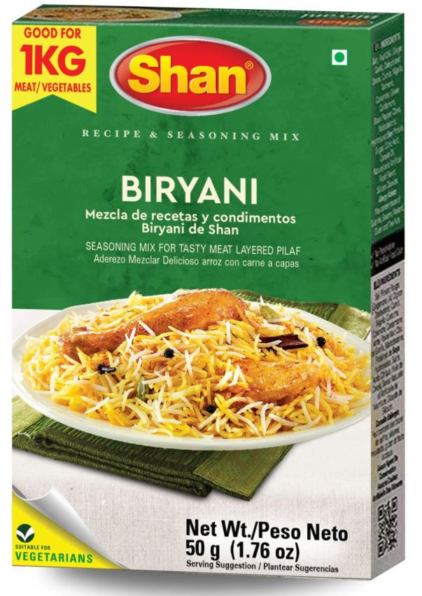 Shan - Biryani Masala Seasoning Mix, 50g