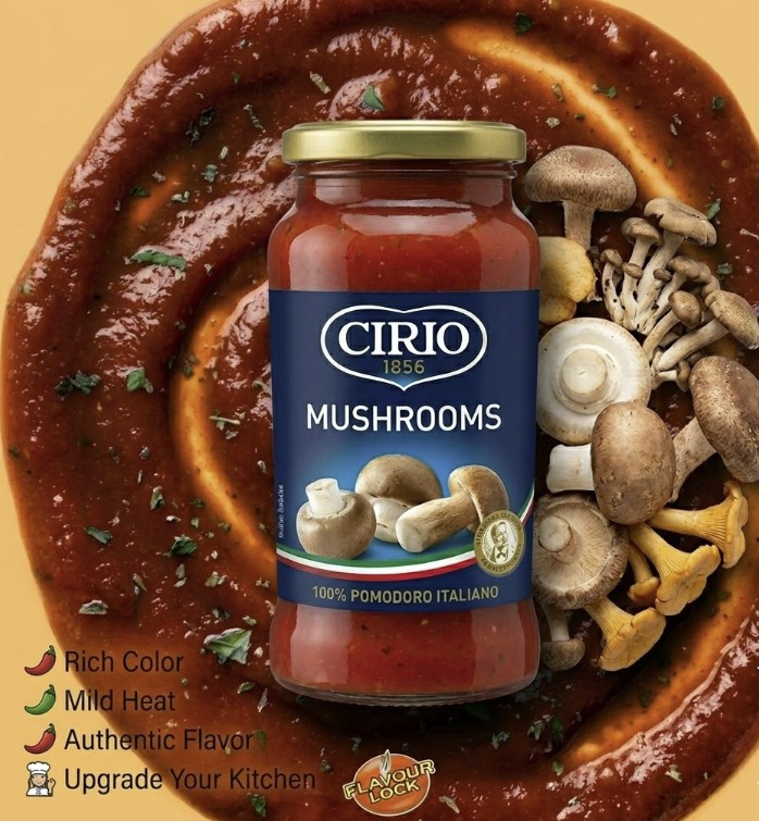 Cirio Pasta Sauce With Mushrooms 420g