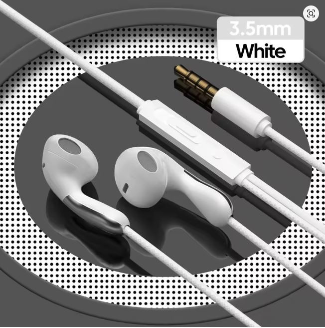 Wired Earphone For Samsung Galaxy S24 S23 S22 Ultra Headphones A53 A52 A34 A54 Note 20 10 3.5mm Jack Earbud Headset