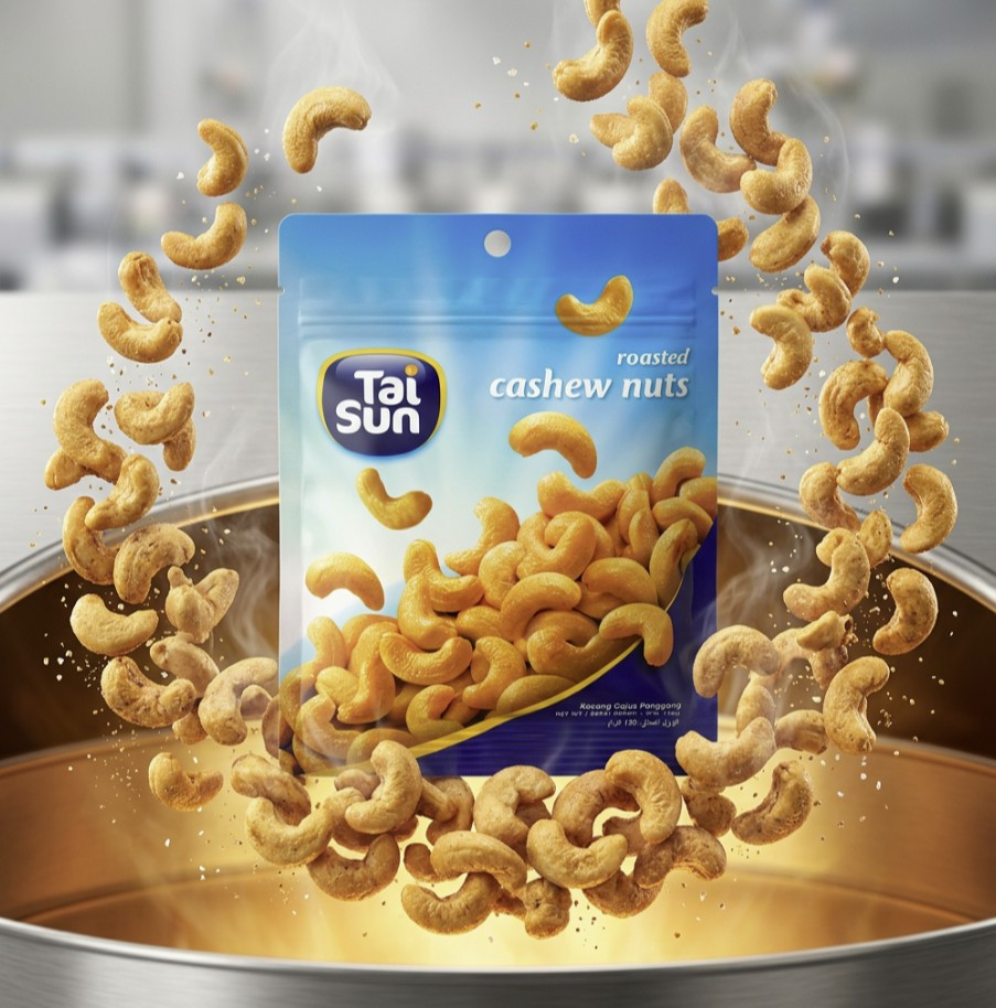 Roasted Cashew Nuts 130g – Premium Crunchy Healthy Snack | Fresh Sealed Ready-to-Eat Nuts