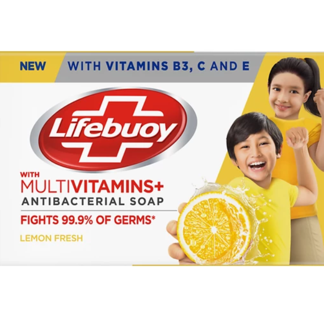 Lifebuoy Antibacterial Bar Soap Lemon Fresh 100g