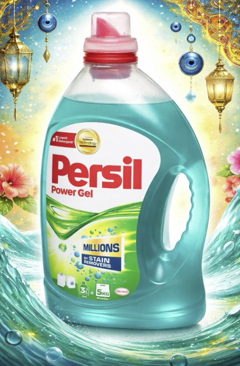 PERSIL Power Gel Liquid Laundry Detergent 3L | Deep Cleaning, Tough Stain Removal, Long-Lasting Freshness